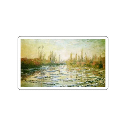 MONET, Claude - The Ice Floes (Artwork) STICKER Vinyl Die-Cut Decal - The Sticker Space