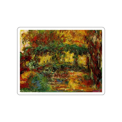 MONET, Claude - The japanese bridge (Artwork) STICKER Vinyl Die-Cut Decal - The Sticker Space