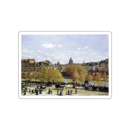 MONET, Claude - The Quai Du Louvre Paris (Artwork) STICKER Vinyl Die-Cut Decal - The Sticker Space