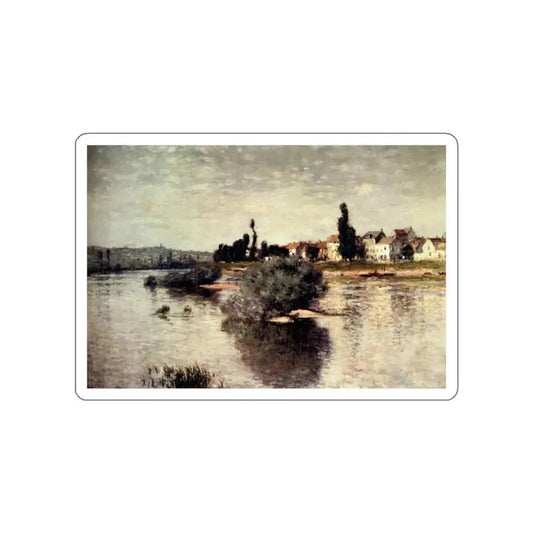 MONET, Claude - The Seine at Lavacourt (Artwork) STICKER Vinyl Die-Cut Decal White Die-Cut 2 Inch - The Sticker Space