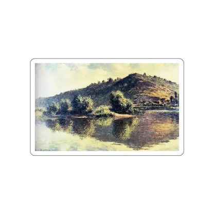 MONET, Claude - The Seine at Port Villez (Artwork) STICKER Vinyl Die-Cut Decal White Die-Cut 4 Inch - The Sticker Space