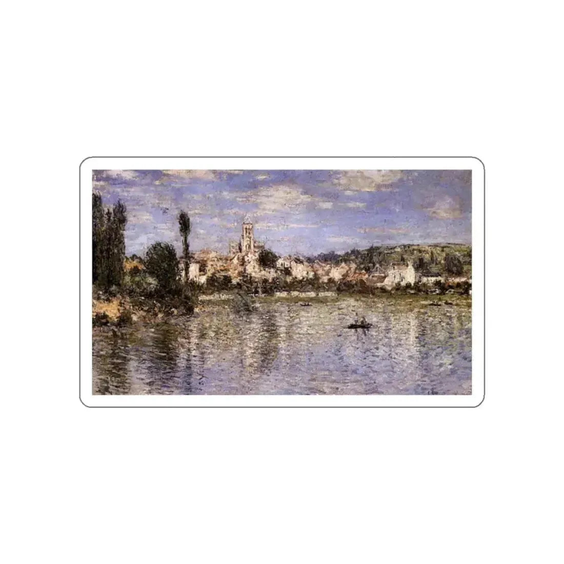 MONET, Claude - Vetheuil in Summer (Artwork) STICKER Vinyl Die-Cut Decal White Die-Cut 2 Inch - The Sticker Space