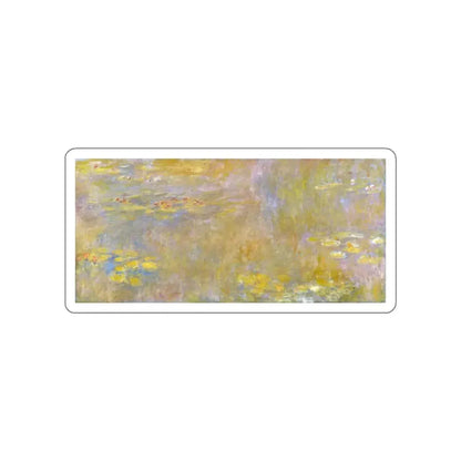 MONET, Claude - Water-Lilies 2 (Artwork) STICKER Vinyl Die-Cut Decal White Die-Cut 2 Inch - The Sticker Space