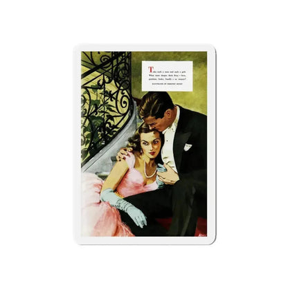 Money, Good Housekeeping, March 1949 (Magazine Illustration) Refrigerator Magnet 6 Inch - The Sticker Space