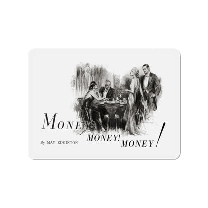 Money, Money, Money (1), Smart Set Magazine, February 1930 (Magazine Illustration) Refrigerator Magnet