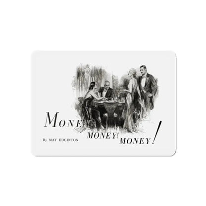 Money, Money, Money (1), Smart Set Magazine, February 1930 (Magazine Illustration) Refrigerator Magnet - The Sticker Space