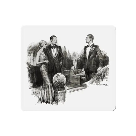 Money, Money, Money (3), Smart Set Magazine, February 1930 (Magazine Illustration) Refrigerator Magnet 6 Inch - The Sticker Space