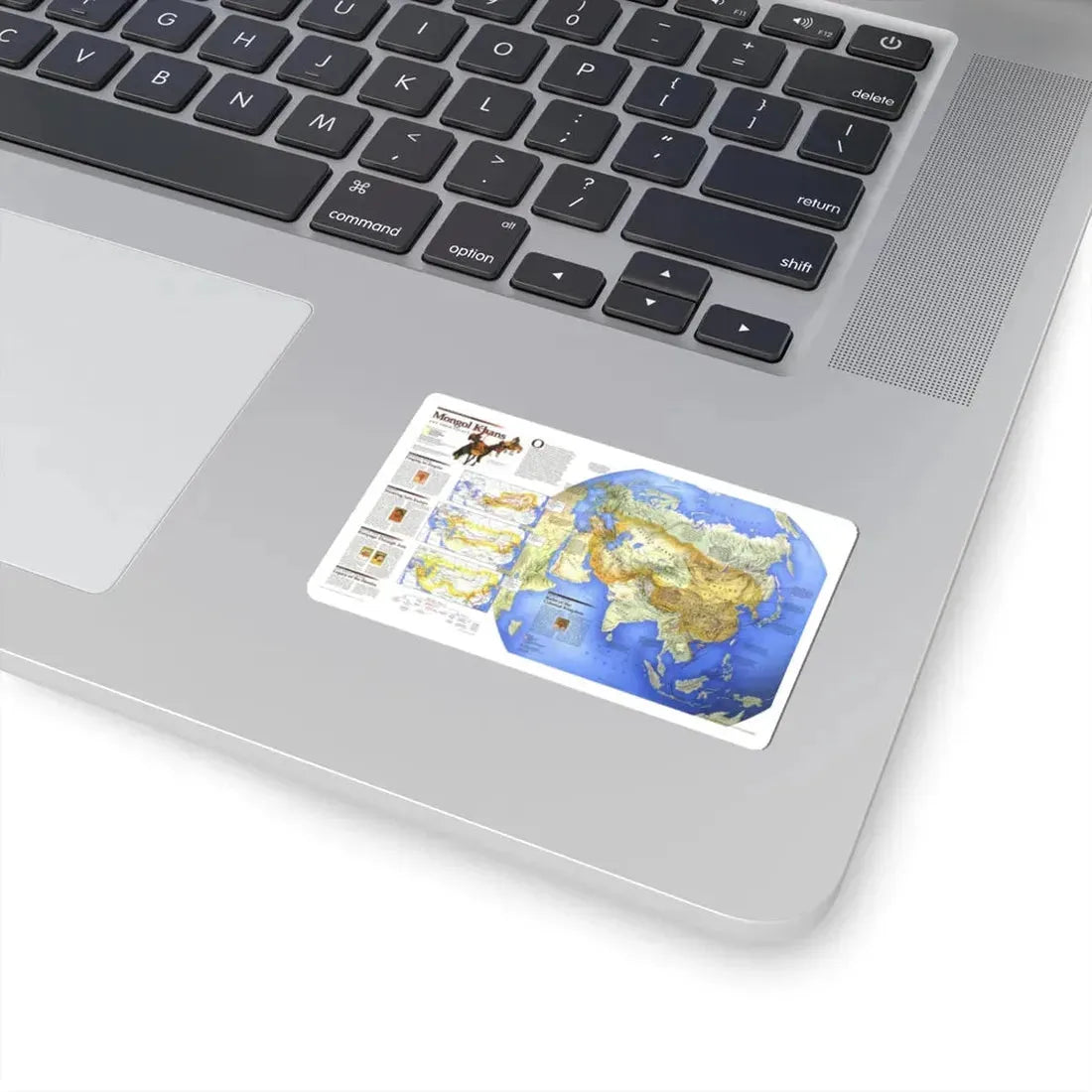 Mongol Khans and Their Legacy (1996) (Map) STICKER Vinyl Kiss-Cut Decal - The Sticker Space