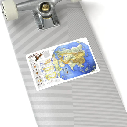Mongol Khans and Their Legacy (1996) (Map) STICKER Vinyl Kiss-Cut Decal - The Sticker Space