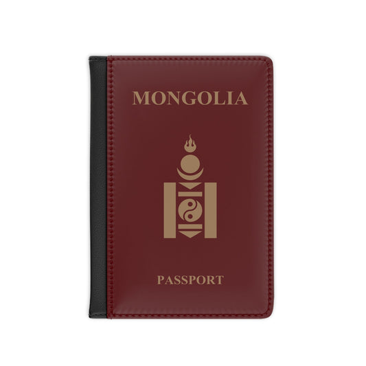 Mongolia Passport - Passport Holder-3.9" x 5.8"-The Sticker Space