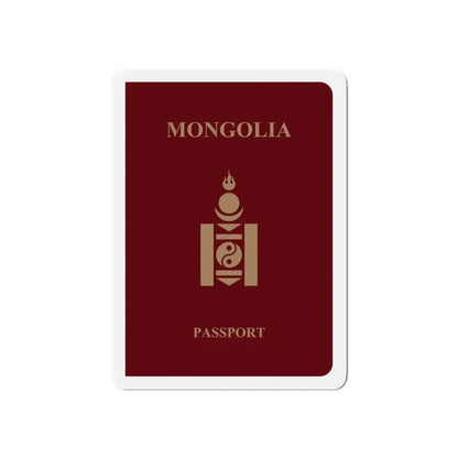 Mongolia Passport - Refrigerator Magnet 6 Inch - The Sticker Space