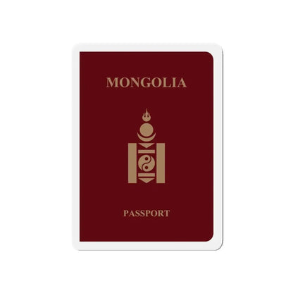 Mongolia Passport - Refrigerator Magnet - The Sticker Space