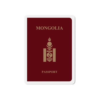 Mongolia Passport - Refrigerator Magnet - The Sticker Space