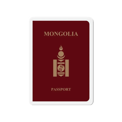 Mongolia Passport - Refrigerator Magnet - The Sticker Space