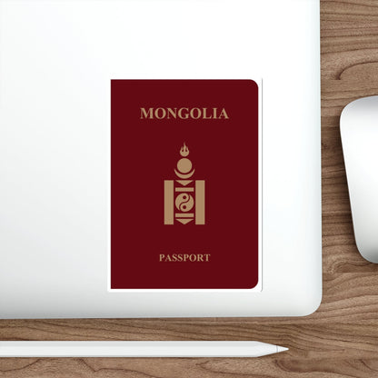 Mongolia Passport STICKER Vinyl Die-Cut Decal-The Sticker Space