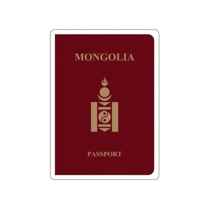Mongolia Passport STICKER Vinyl Die-Cut Decal 2 Inch - The Sticker Space