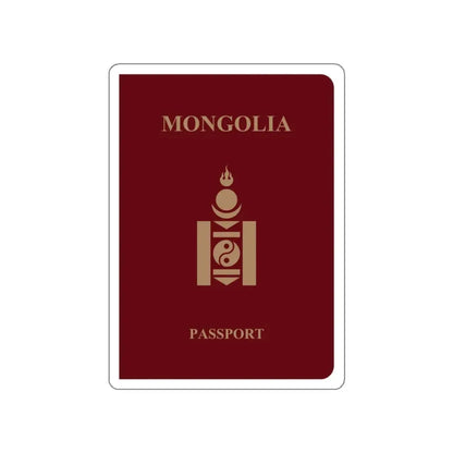 Mongolia Passport STICKER Vinyl Die-Cut Decal - The Sticker Space