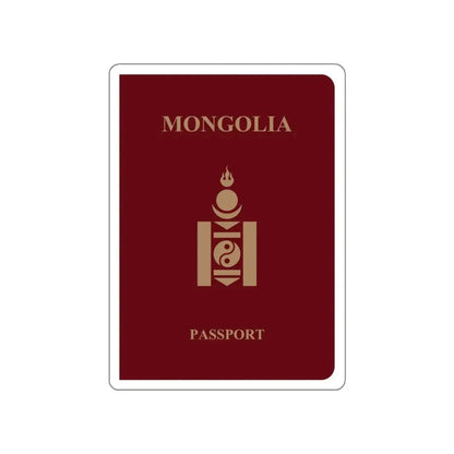 Mongolia Passport STICKER Vinyl Die-Cut Decal - The Sticker Space