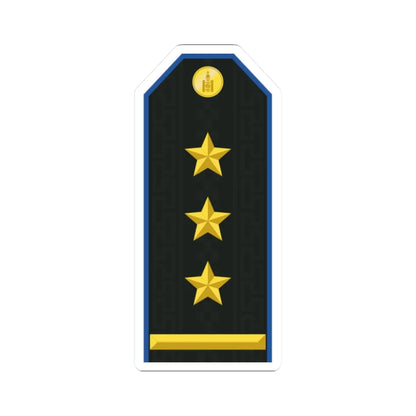 Mongolian Air force COL service (Mongolia) (Military Rank) STICKER Vinyl Kiss-Cut Decal 2 Inch White - The Sticker Space