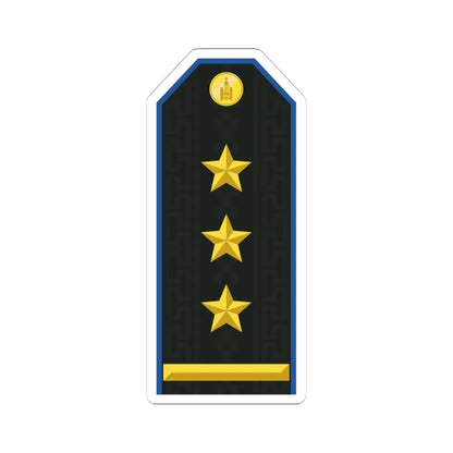 Mongolian Air force COL service (Mongolia) (Military Rank) STICKER Vinyl Kiss-Cut Decal 4 Inch White - The Sticker Space