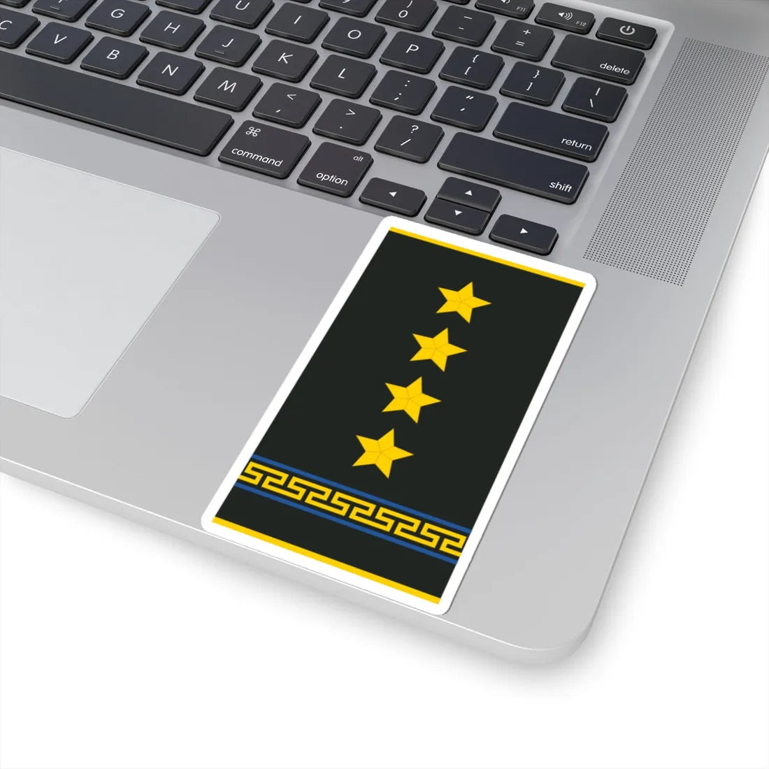 Mongolian Air force CPT shirt (Mongolia) (Military Rank) STICKER Vinyl Kiss-Cut Decal - The Sticker Space