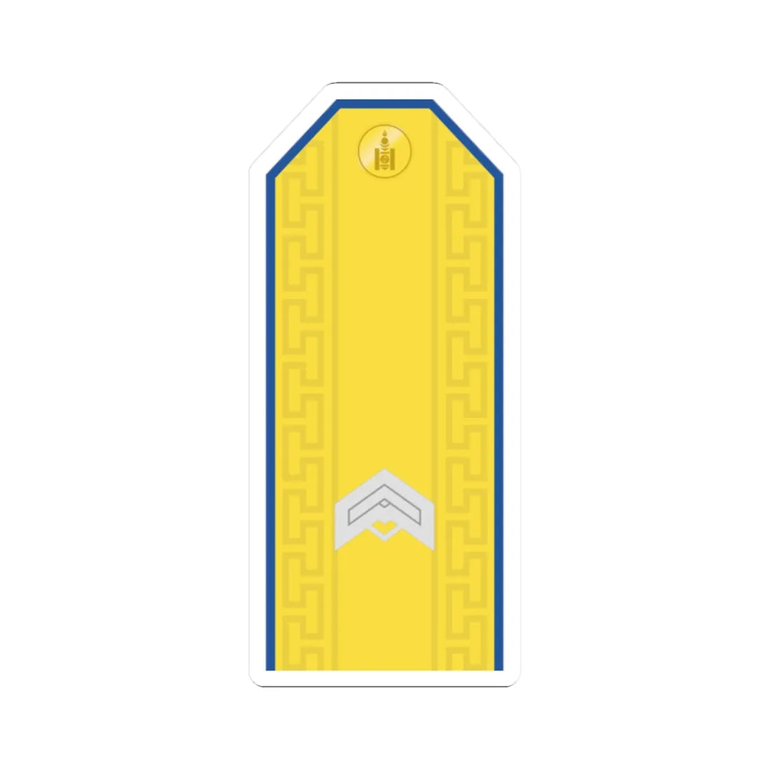 Mongolian Air force JSG parade (Mongolia) (Military Rank) STICKER Vinyl Kiss-Cut Decal 2 Inch White - The Sticker Space