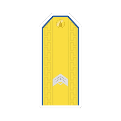 Mongolian Air force JSG parade (Mongolia) (Military Rank) STICKER Vinyl Kiss-Cut Decal 3 Inch White - The Sticker Space