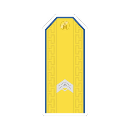 Mongolian Air force JSG parade (Mongolia) (Military Rank) STICKER Vinyl Kiss-Cut Decal 4 Inch White - The Sticker Space