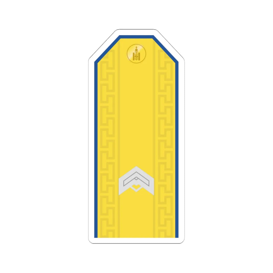 Mongolian Air force JSG parade (Mongolia) (Military Rank) STICKER Vinyl Kiss-Cut Decal 6 Inch White - The Sticker Space