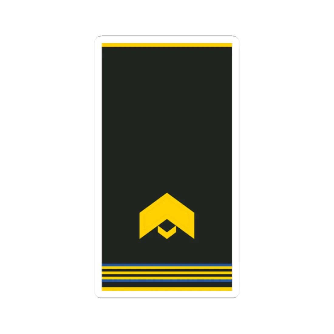 Mongolian Air force JSG shirt (Mongolia) (Military Rank) STICKER Vinyl Kiss-Cut Decal 2 Inch White - The Sticker Space