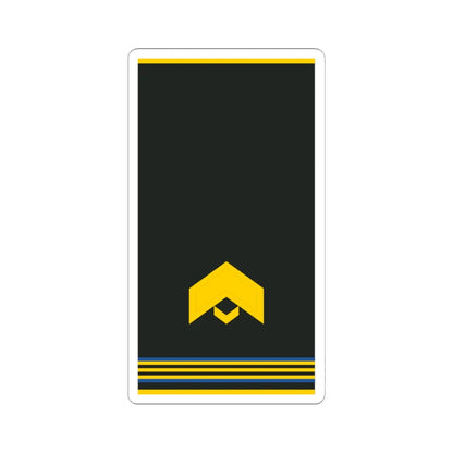 Mongolian Air force JSG shirt (Mongolia) (Military Rank) STICKER Vinyl Kiss-Cut Decal 6 Inch White - The Sticker Space