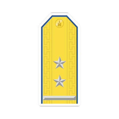Mongolian Air force LTC parade (Mongolia) (Military Rank) STICKER Vinyl Kiss-Cut Decal 2 Inch White - The Sticker Space
