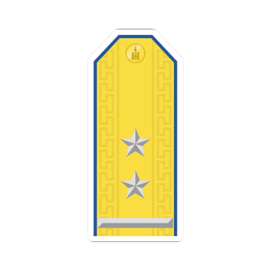Mongolian Air force LTC parade (Mongolia) (Military Rank) STICKER Vinyl Kiss-Cut Decal 2 Inch White - The Sticker Space