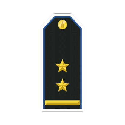 Mongolian Air force LTC service (Mongolia) (Military Rank) STICKER Vinyl Kiss-Cut Decal 2 Inch White - The Sticker Space