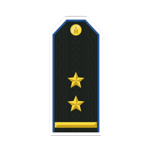 Mongolian Air force LTC service (Mongolia) (Military Rank) STICKER Vinyl Kiss-Cut Decal 2 Inch White - The Sticker Space