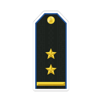 Mongolian Air force LTC service (Mongolia) (Military Rank) STICKER Vinyl Kiss-Cut Decal 6 Inch White - The Sticker Space