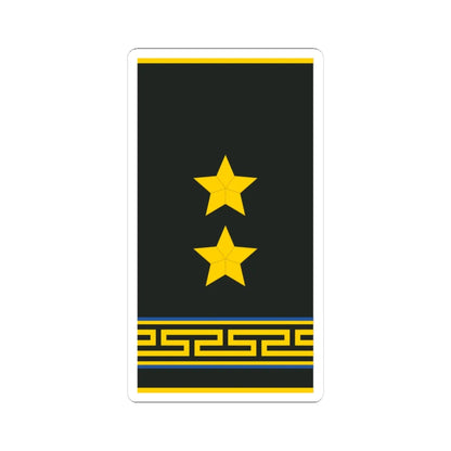 Mongolian Air force LTC shirt (Mongolia) (Military Rank) STICKER Vinyl Kiss-Cut Decal - The Sticker Space