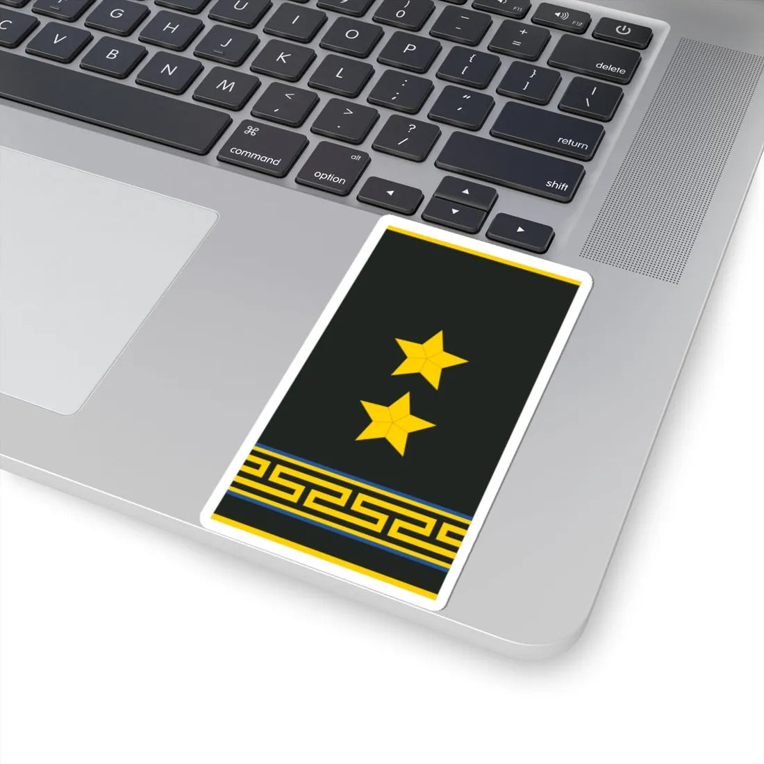 Mongolian Air force LTC shirt (Mongolia) (Military Rank) STICKER Vinyl Kiss-Cut Decal - The Sticker Space