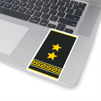 Mongolian Air force LTC shirt (Mongolia) (Military Rank) STICKER Vinyl Kiss-Cut Decal - The Sticker Space