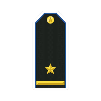 Mongolian Air force MAJ service (Mongolia) (Military Rank) STICKER Vinyl Kiss-Cut Decal 2 Inch White - The Sticker Space