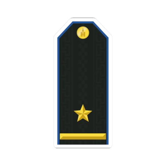 Mongolian Air force MAJ service (Mongolia) (Military Rank) STICKER Vinyl Kiss-Cut Decal 2 Inch White - The Sticker Space