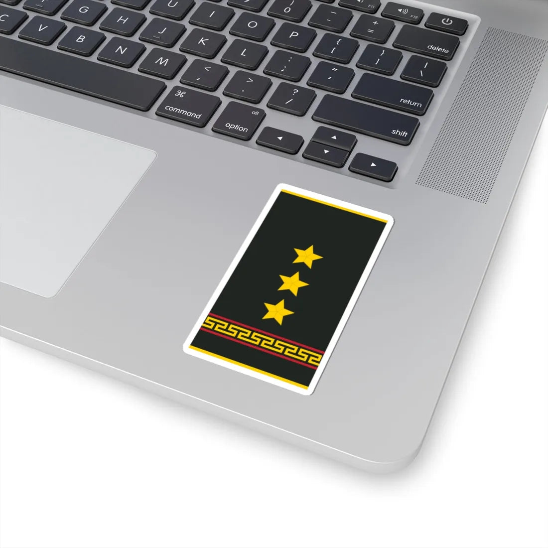 Mongolian Army 1LT shirt (Mongolia) (Military Rank) STICKER Vinyl Kiss-Cut Decal - The Sticker Space