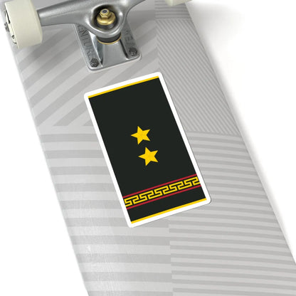 Mongolian Army 2LT shirt (Mongolia) (Military Rank) STICKER Vinyl Kiss-Cut Decal - The Sticker Space