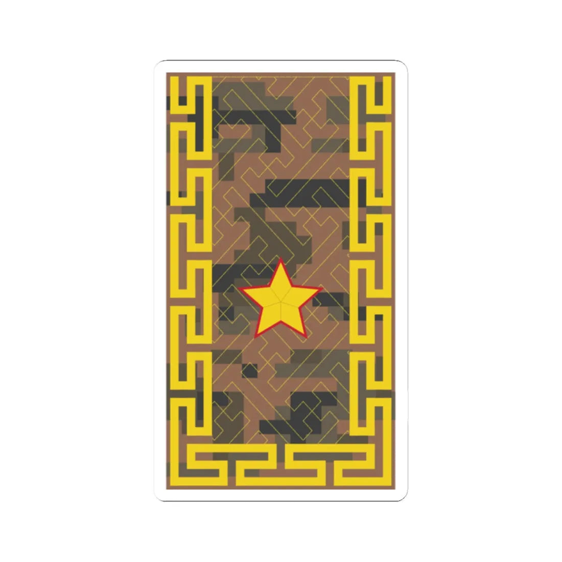 Mongolian Army BRG field (Mongolia) (Military Rank) STICKER Vinyl Kiss-Cut Decal 2 Inch White - The Sticker Space