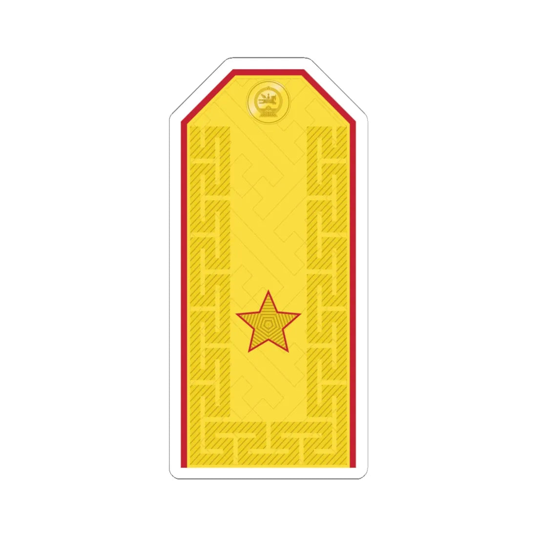 Mongolian Army BRG parade (Mongolia) (Military Rank) STICKER Vinyl Kiss-Cut Decal 6 Inch White - The Sticker Space