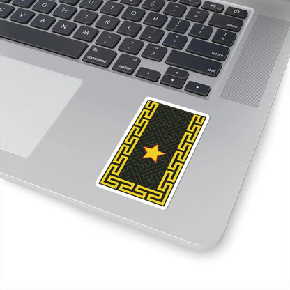 Mongolian Army BRG shirt (Mongolia) (Military Rank) STICKER Vinyl Kiss-Cut Decal - The Sticker Space