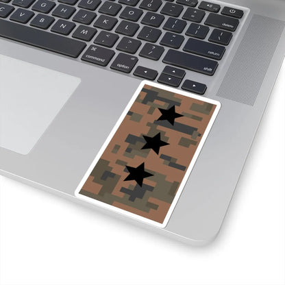 Mongolian Army COL field (Mongolia) (Military Rank) STICKER Vinyl Kiss-Cut Decal - The Sticker Space