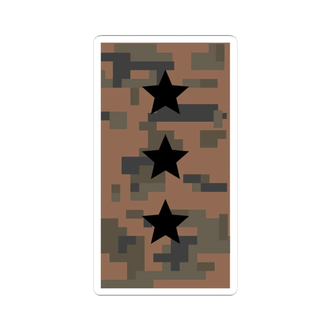 Mongolian Army COL field (Mongolia) (Military Rank) STICKER Vinyl Kiss-Cut Decal - The Sticker Space