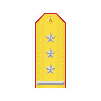 Mongolian Army COL parade (Mongolia) (Military Rank) STICKER Vinyl Kiss-Cut Decal 2 Inch White - The Sticker Space