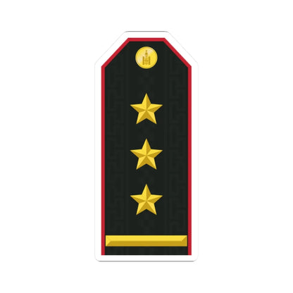 Mongolian Army COL service (Mongolia) (Military Rank) STICKER Vinyl Kiss-Cut Decal 2 Inch White - The Sticker Space